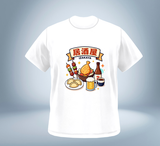 Japanese Izakaya Collection - T-Shirt（White）Original Tokyo Treasures Japan