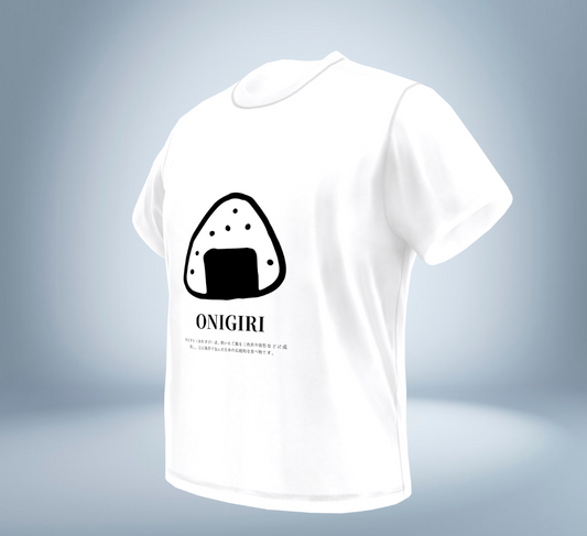 Japanese ONIGIRI Collection - T-Shirt（White）Original Tokyo Treasures Japan