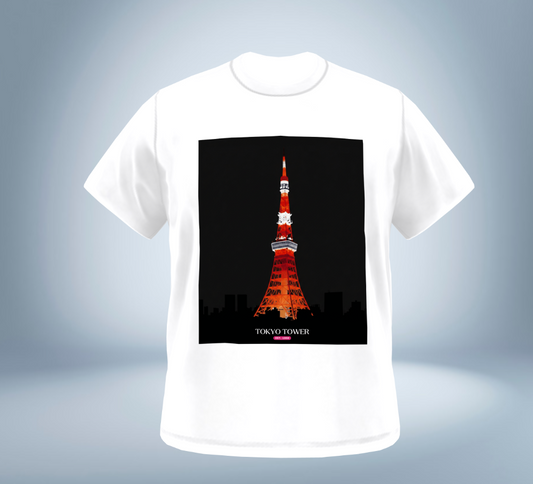 Tokyo Memories Graphic T-Shirt（White）Original Tokyo Treasures Japan