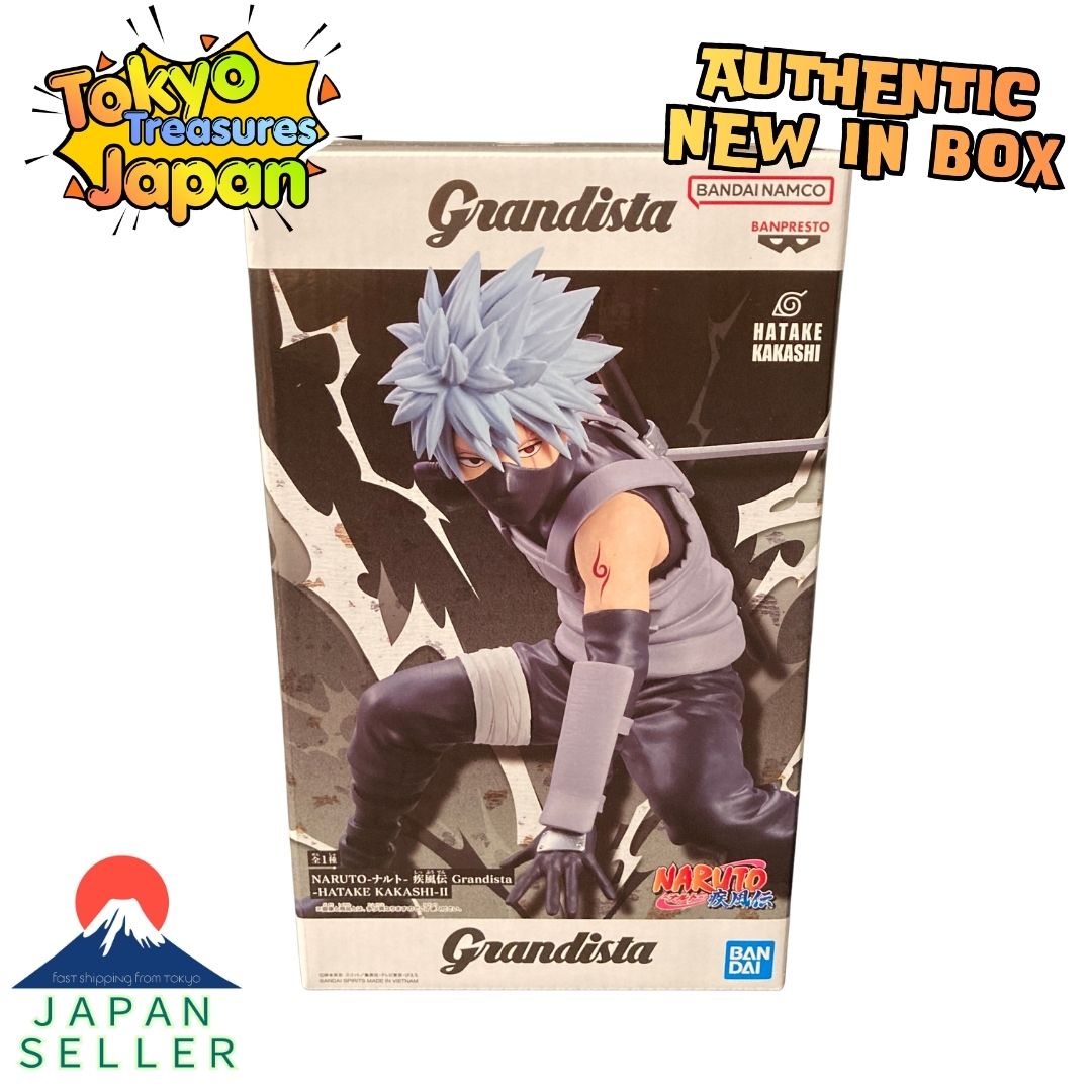 NARUTO Shippuden Grandista -HATAKE KAKASHI- II Authentic Japan Banpresto