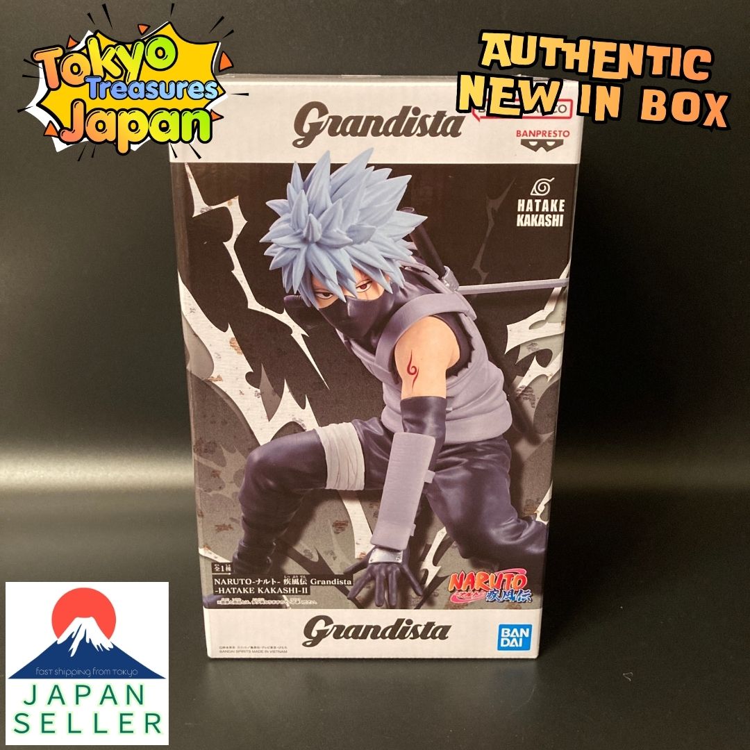 NARUTO Shippuden Grandista -HATAKE KAKASHI- II Authentic Japan Banpresto