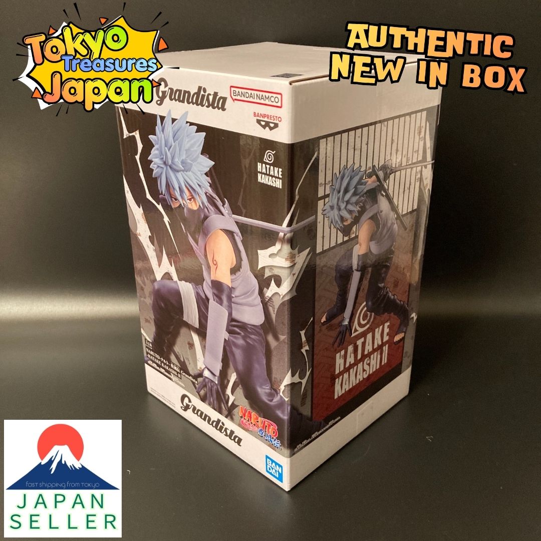 NARUTO Shippuden Grandista -HATAKE KAKASHI- II Authentic Japan Banpresto