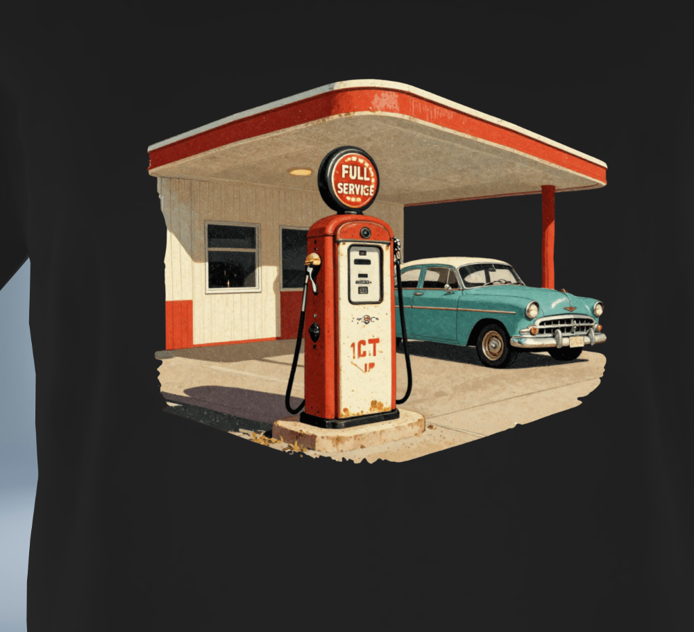 American Vintage Series Ver.2 T-Shirt（Black）Tokyo Treasures Japan