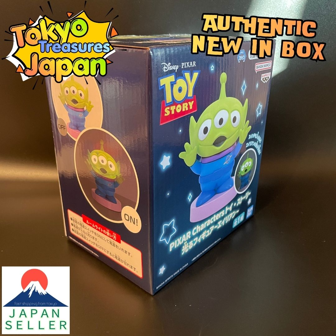 PIXAR Characters Toy Story Light-Up Figure: Alien Authentic Banpresto