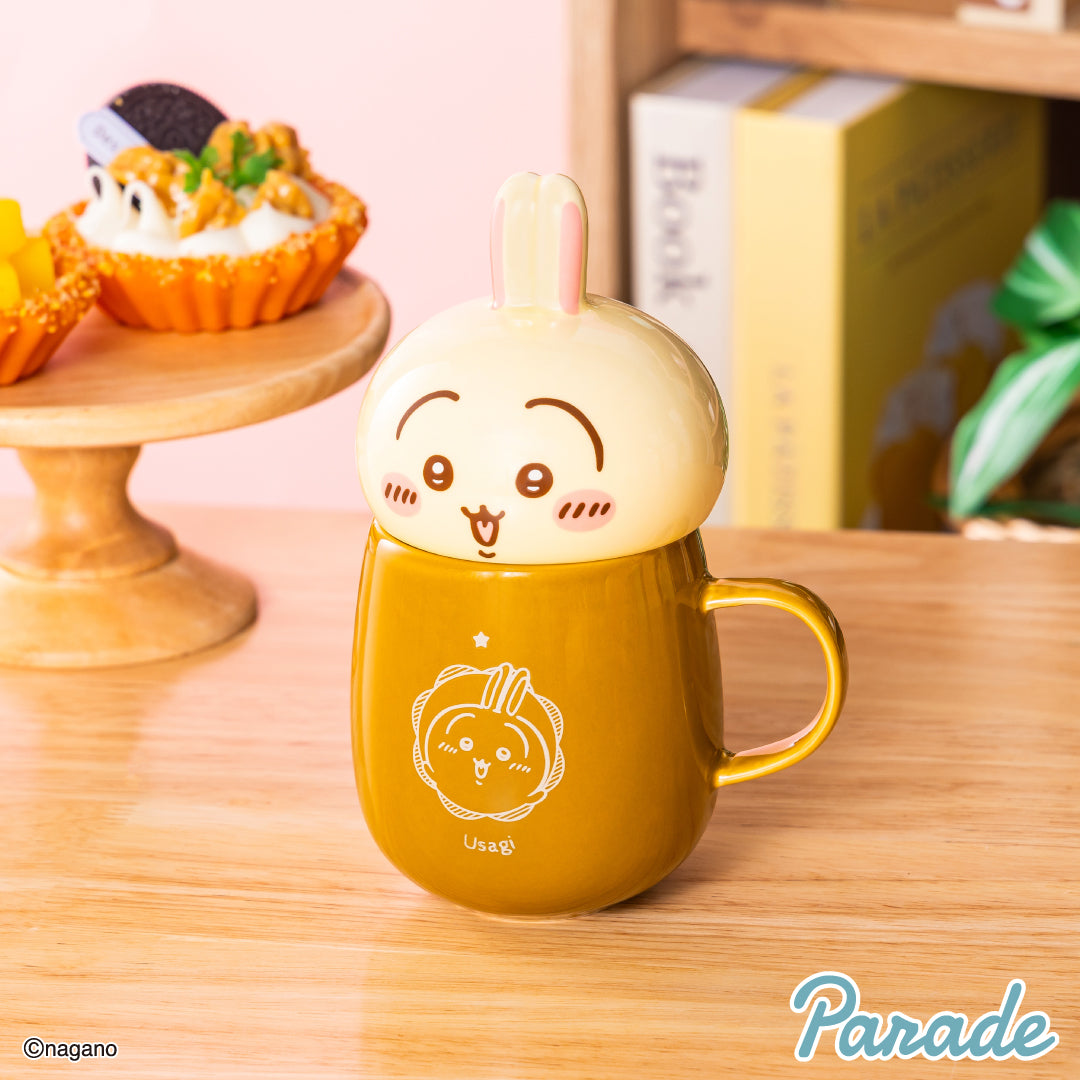 Chiikawa Face-Lid Mug (Available in 3 Styles) Authentic Japanese Parade