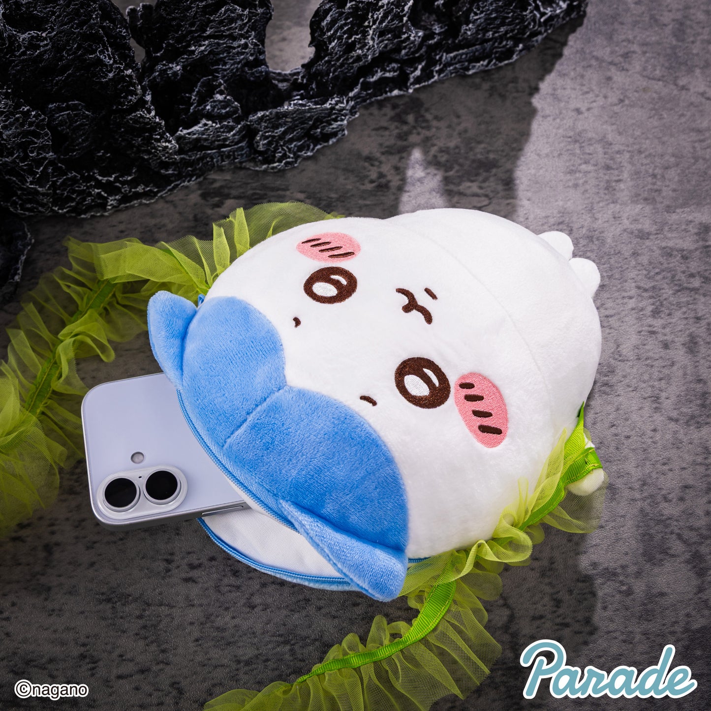 "Chiikawa: The Secret of the Mermaid Island" Movie – Kombu-Wrapped Style Plush Shoulder Bag