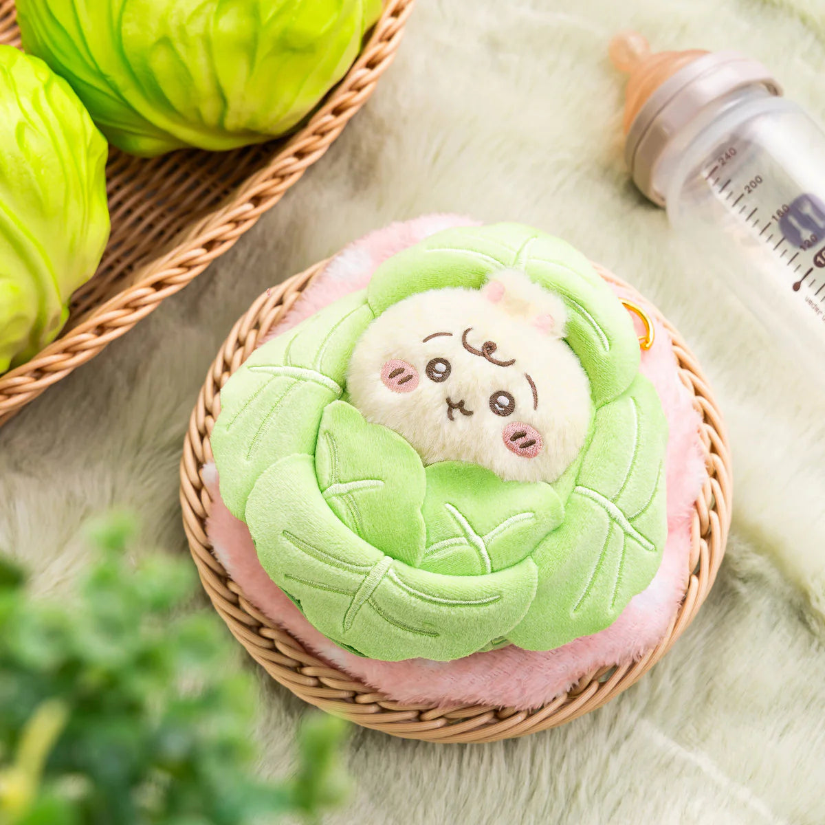 Chiikawa Baby: Usagi Mascot Wrapped in Cabbage Authentic Japanese Plush