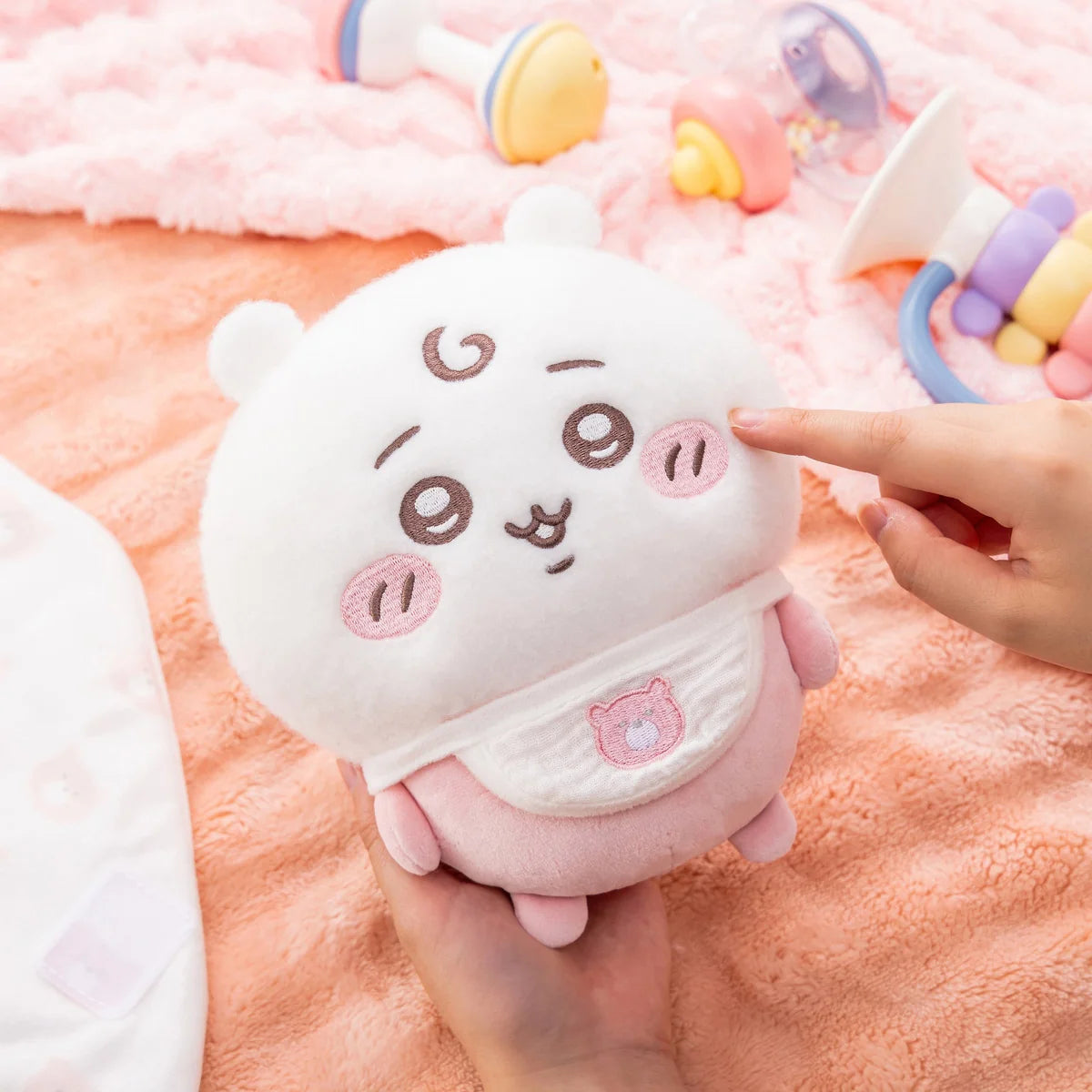 Chiikawa Baby Swaddled Plush Toy (Approx. 23cm) Authentic Japanese