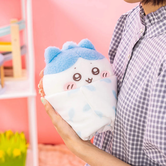 Chiikawa Baby Swaddled Plush Toy (Approx. 23cm) Authentic Japanese