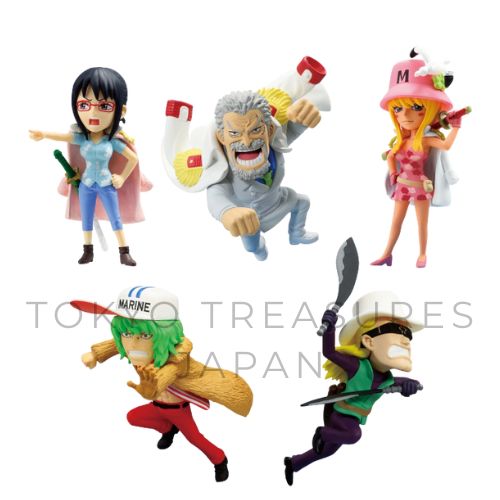 One Piece World Collectible Figure Honeycomb 2 Complete Set of 5 Banpresto