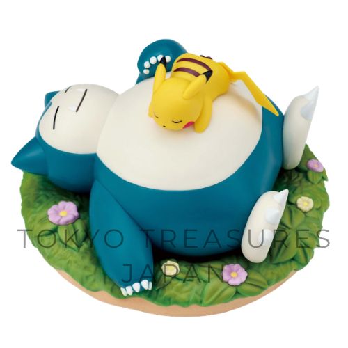 Pokémon Relax Time Pikachu & Snorlax Figures Authentic Japan Anime Banpresto