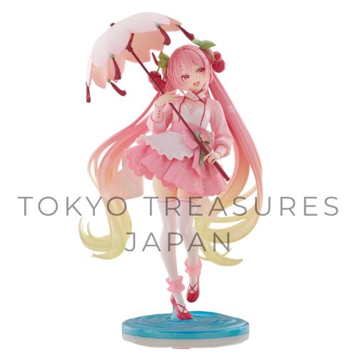 Sakura Miku AMP+ Figure ~Sakura Dress ver.~Authentic Japan Anime Taito