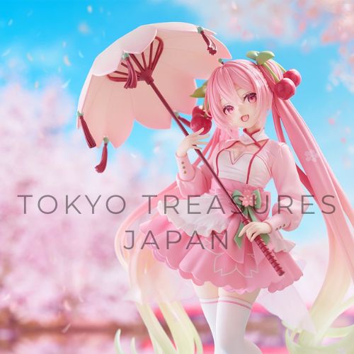Sakura Miku AMP+ Figure ~Sakura Dress ver.~Authentic Japan Anime Taito