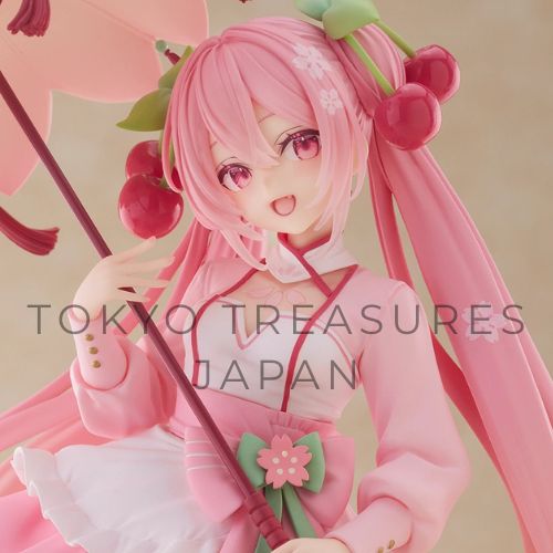 Sakura Miku AMP+ Figure ~Sakura Dress ver.~Authentic Japan Anime Taito