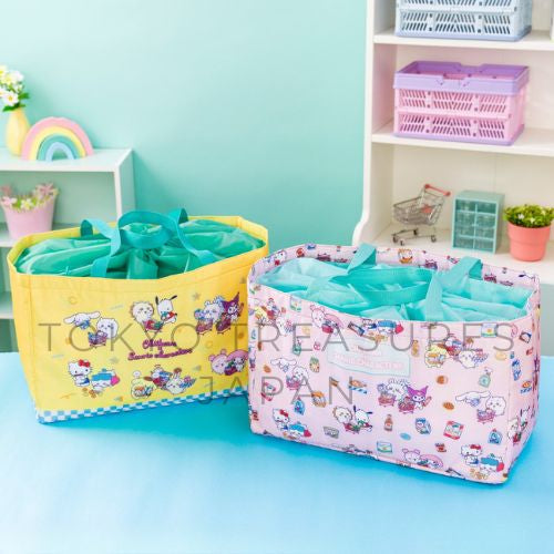 Chiikawa x Sanrio Characters Shopping Basket Bag (Pink) Authentic Japan Parade