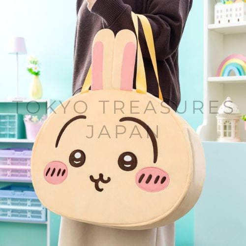 Chiikawa Face Big Boston Bag② (Rabbit) Authentic Japan Anime Parade